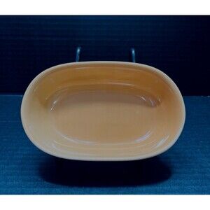 Original Sengware Orange 6.25" Made for Individuals Oblong Serving Dish Bowl